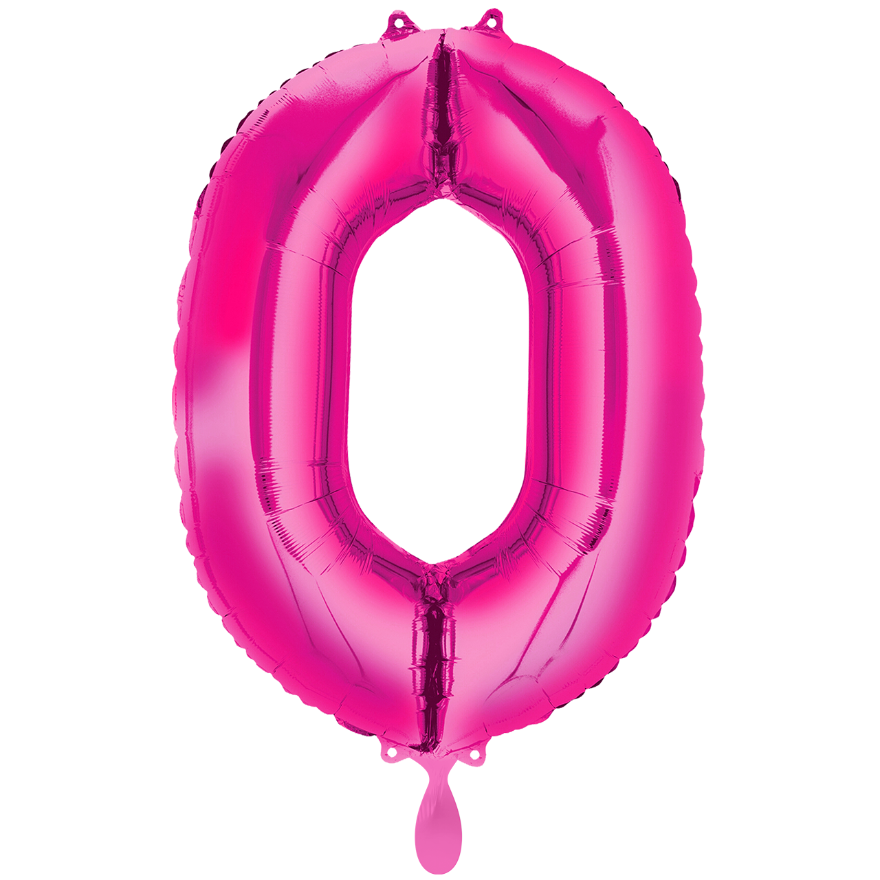 Vorschau: 1 Ballon XXL - Zahl 0 - Pink