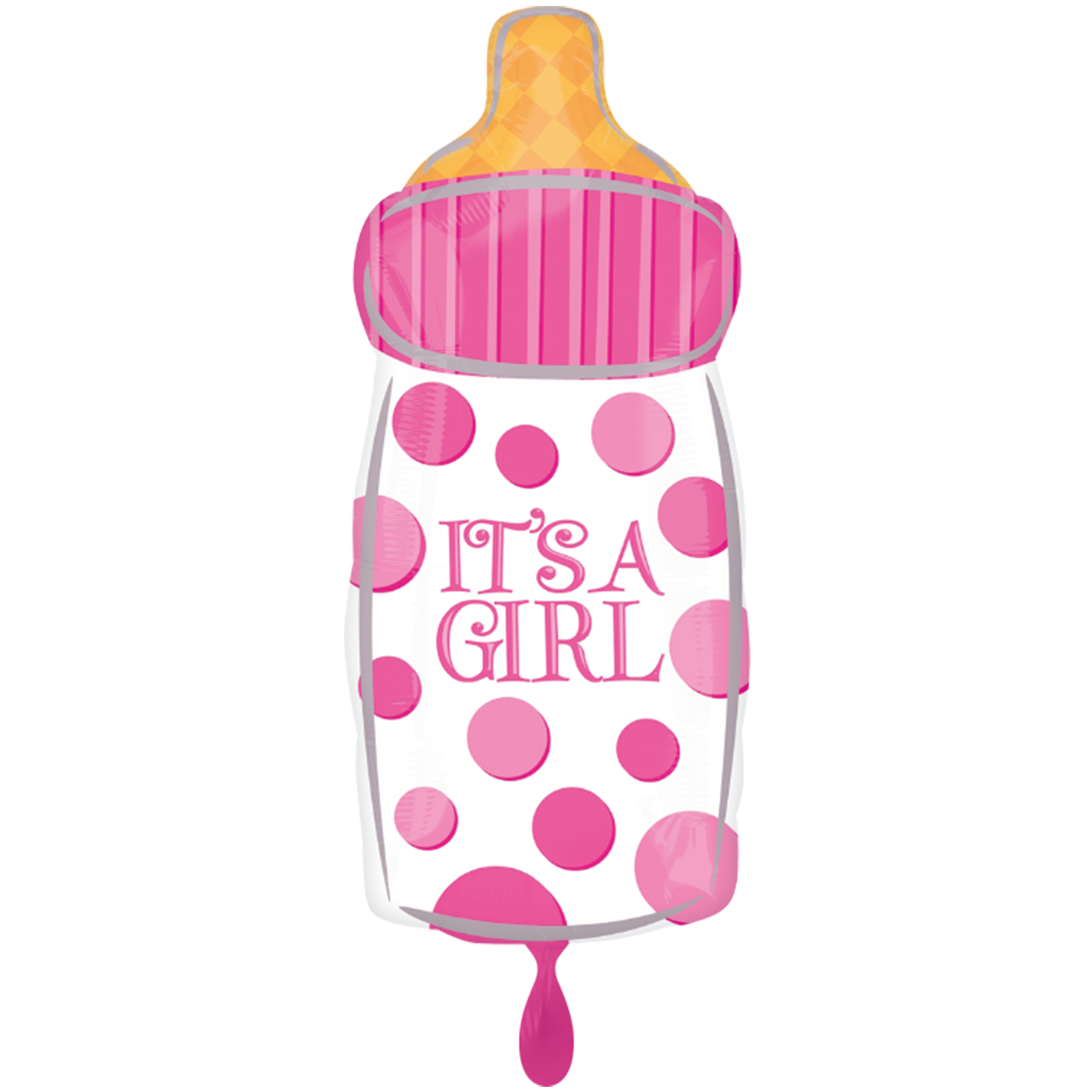 Vorschau: 1 Ballon - It is A Girl Baby Bottle