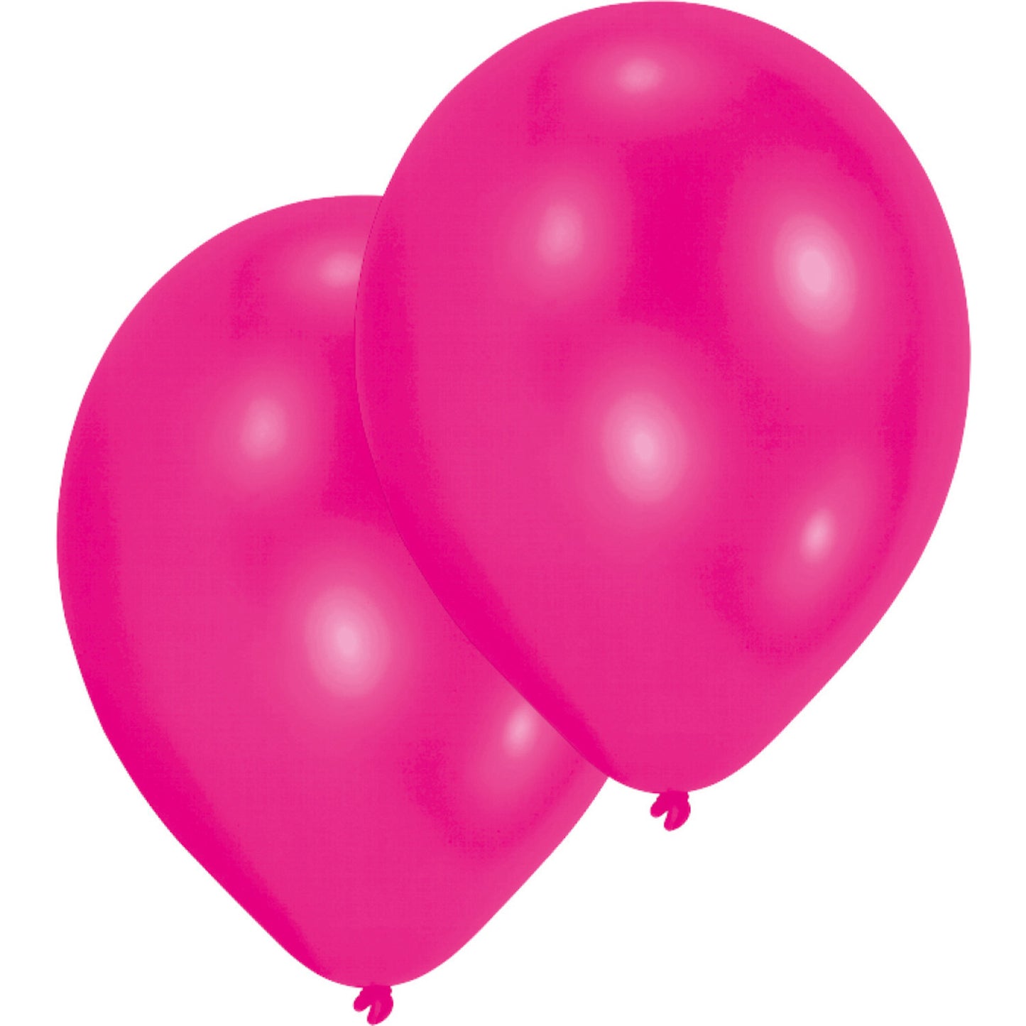50 standard hot pink latex balloons