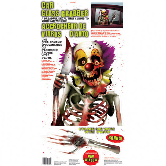 Creepy Carnevil glass decoration