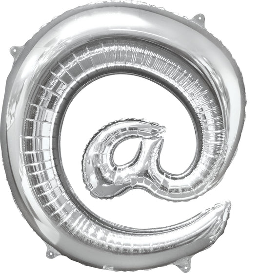Symbol @ silver