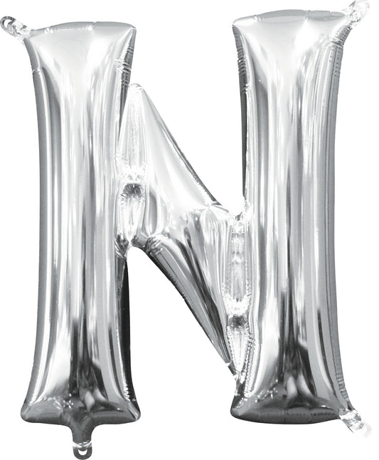 Letter N silver