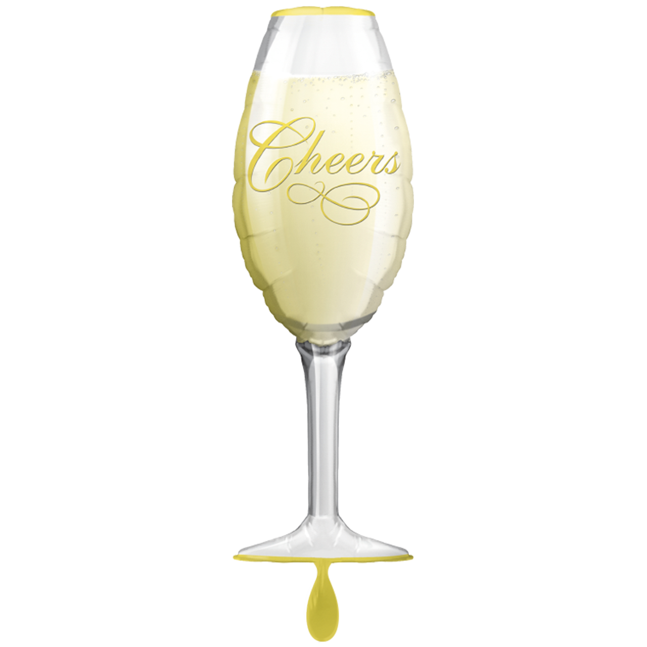 Vorschau: 1 Ballon XXL - Champagne Glass