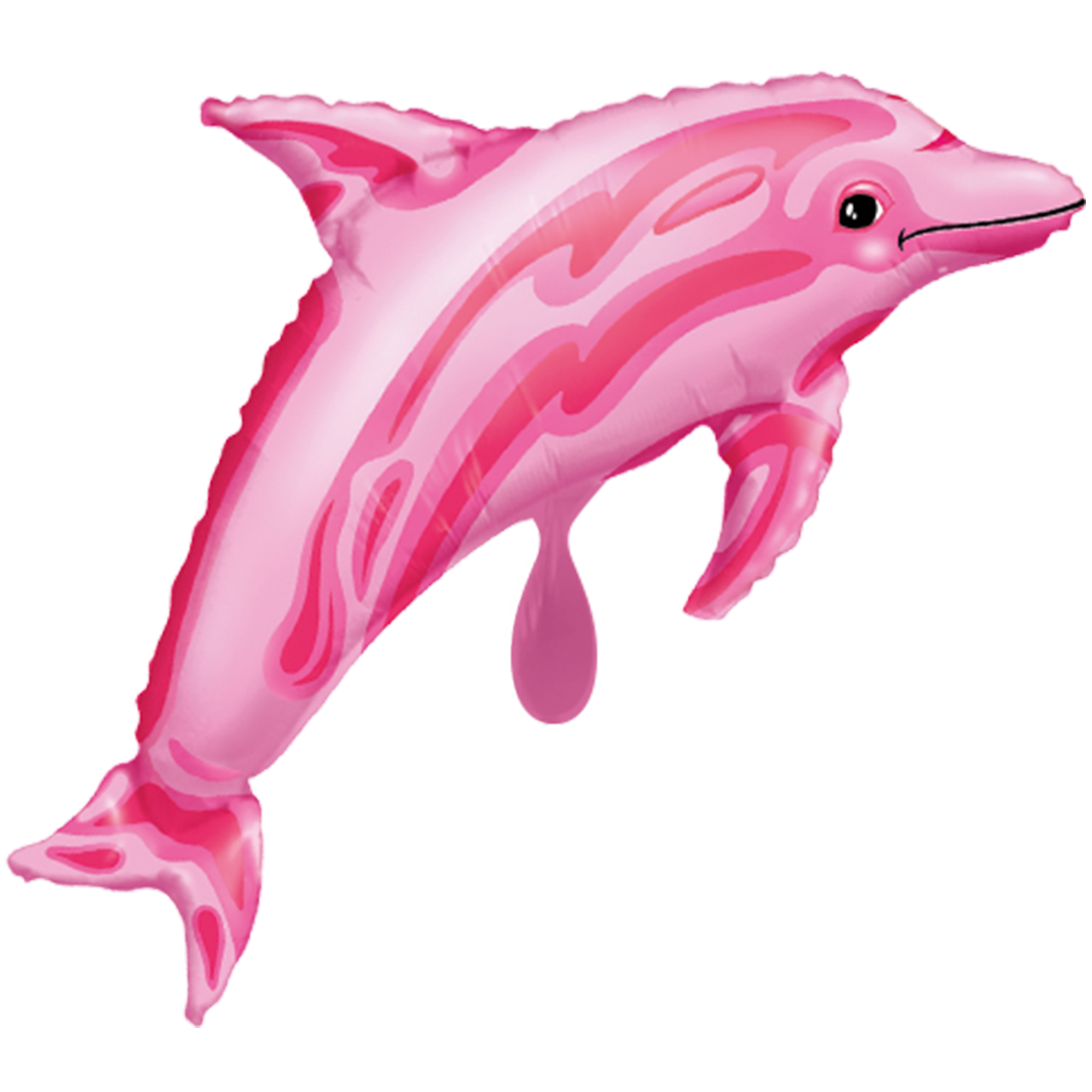 Vorschau: 1 Ballon XXL - Pink Dolphin