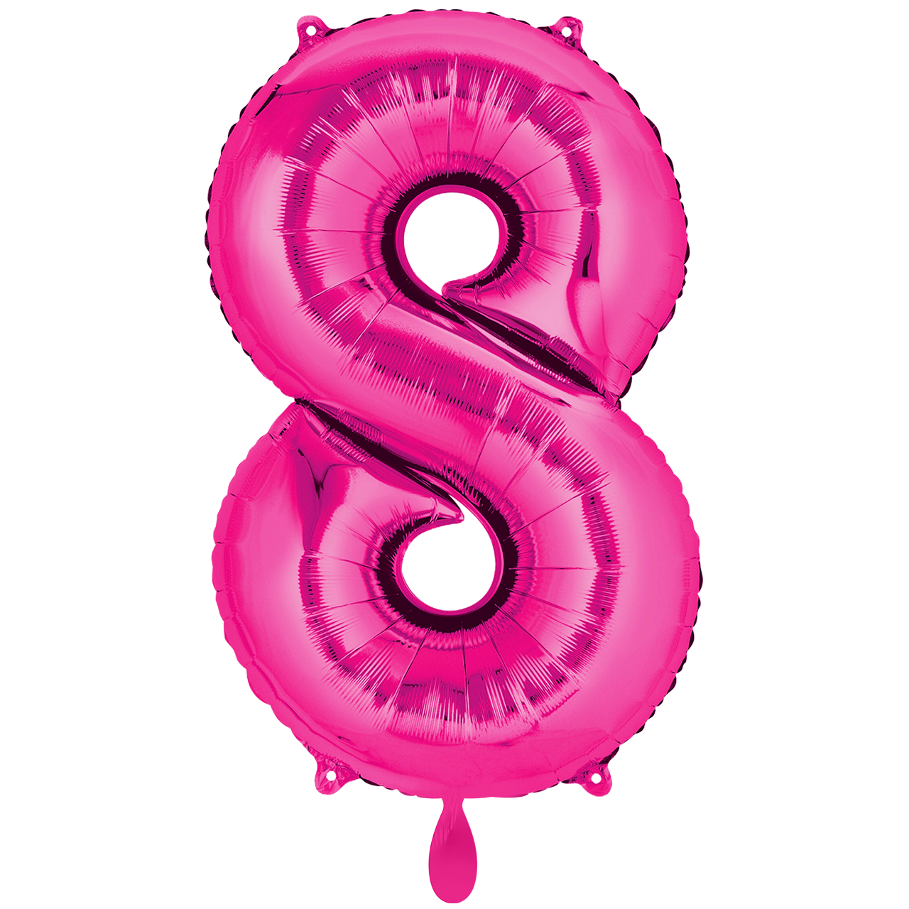 Vorschau: 1 Ballon XXL - Zahl 8 - Pink