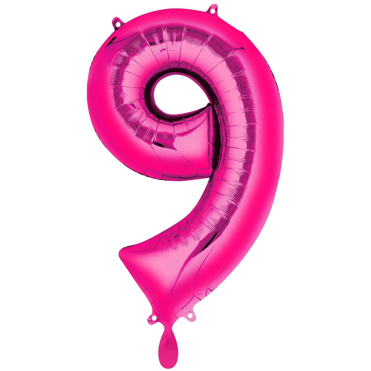 Vorschau: 1 Ballon XXL - Zahl 9 - Pink