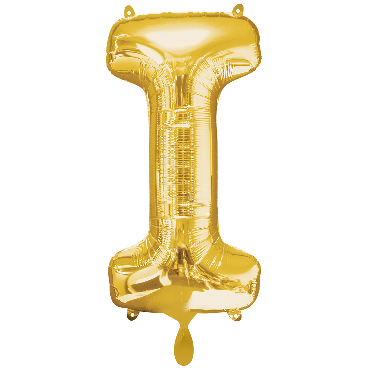 Vorschau: 1 Ballon XXL - Buchstabe I - Gold
