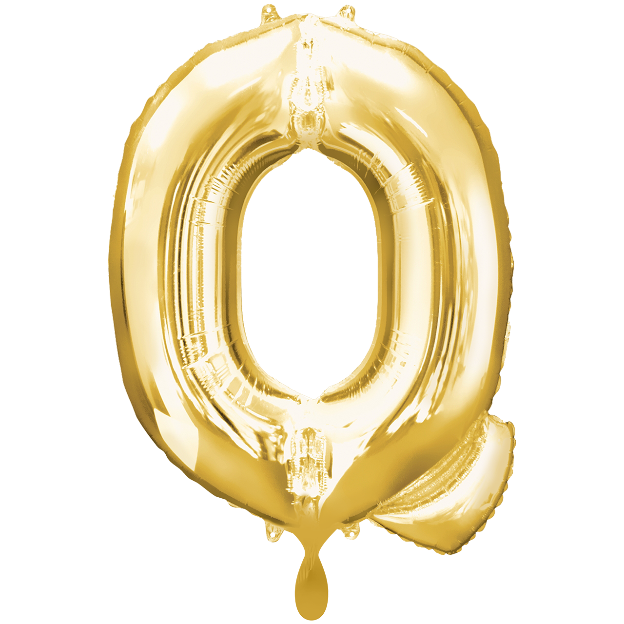 Vorschau: 1 Ballon XXL - Buchstabe Q - Gold