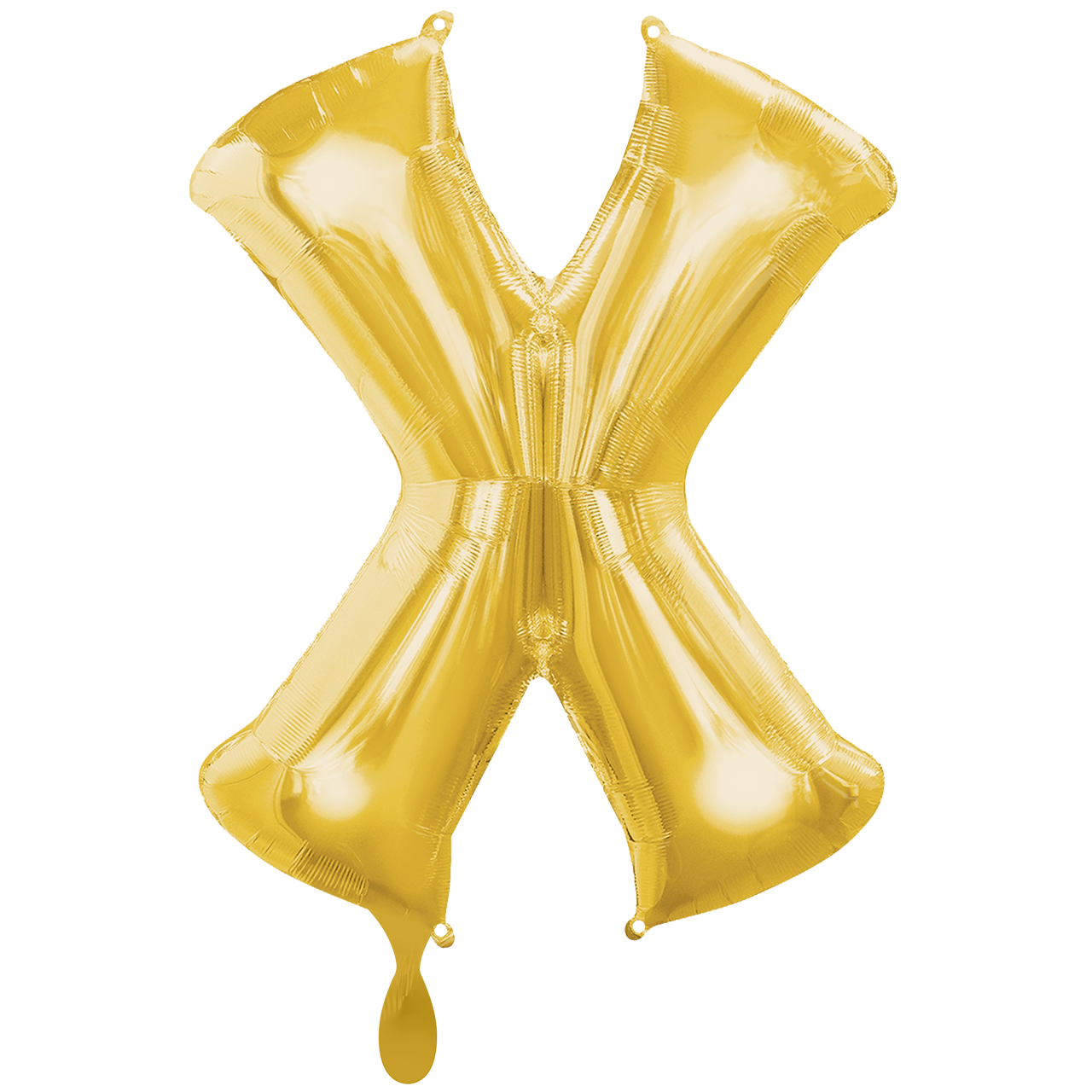 Vorschau: 1 Ballon XXL - Buchstabe X - Gold