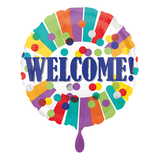 Vorschau: 1 Ballon - Welcome Dots & Stripes