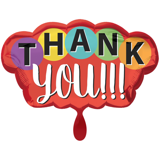 Vorschau: 1 Ballon XXL - Thank You Dots