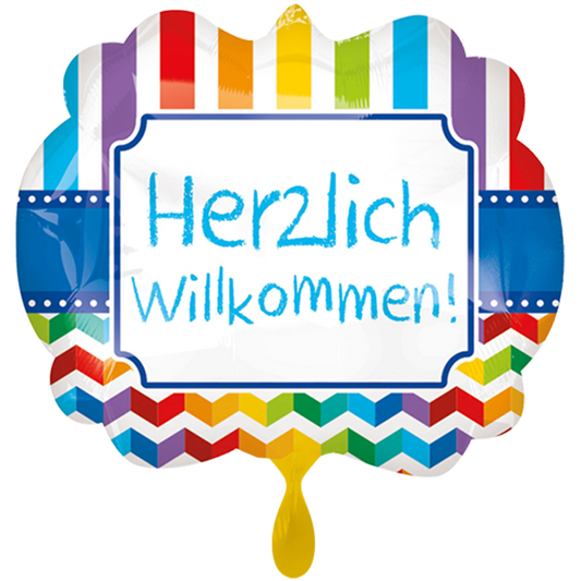 Vorschau: 1 Ballon XXL - Herzlich Willkommen