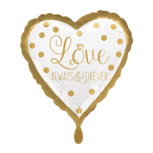 Vorschau: 1 Ballon - Sparkling Gold Wedding