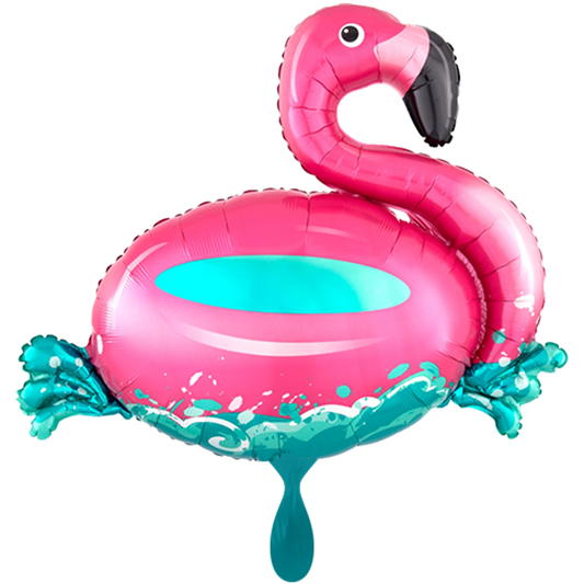 Vorschau: 1 Ballon XXL - Floating Flamingo