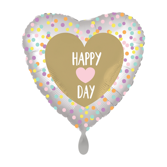 Vorschau: 1 Ballon - Satin Infused Heart Day