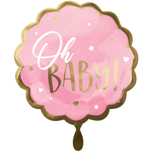 Vorschau: 1 Ballon XXL - Pink Baby Girl