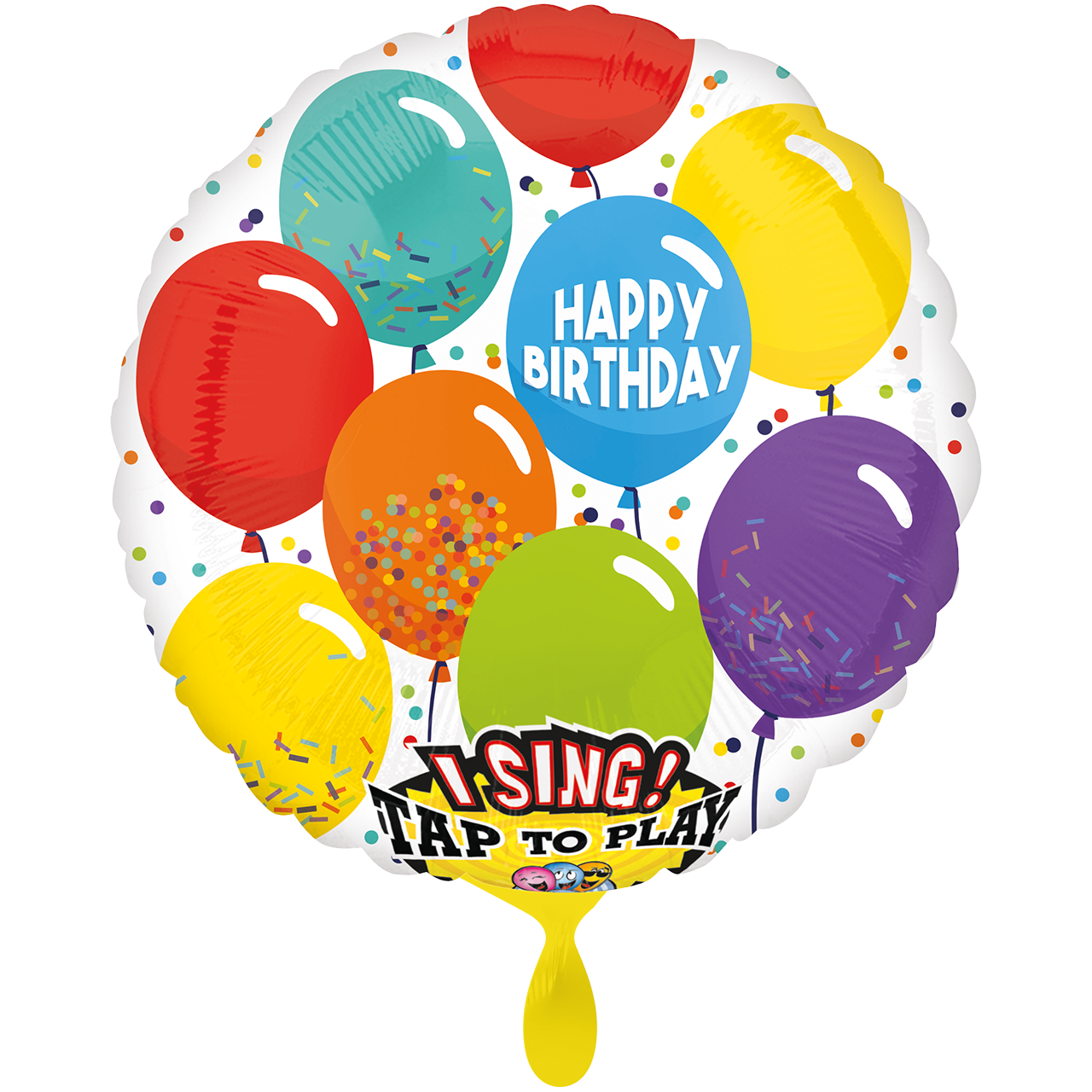 Vorschau: 1 Musikballon - Birthday Celebration