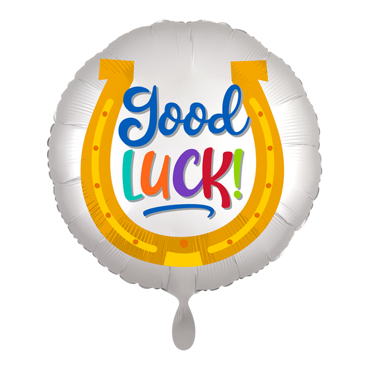 Vorschau: 1 Ballon - Good Luck Horseshoe Satin