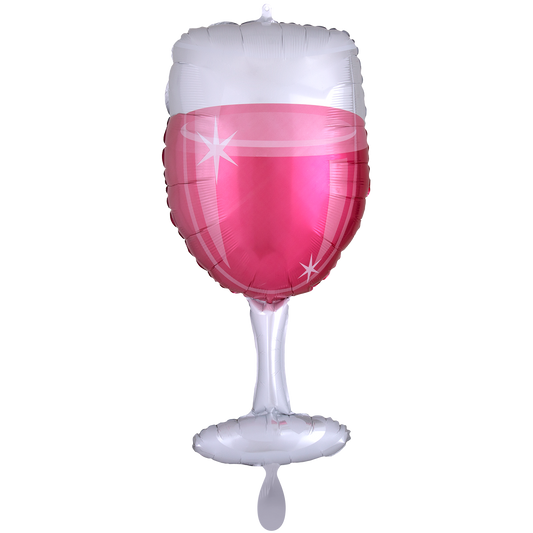 Vorschau: 1 Ballon XXL - Rose Glass