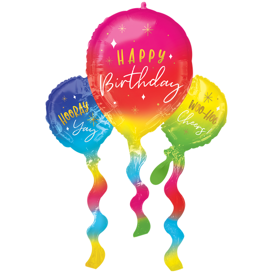 Vorschau: 1 Ballon XXL - Birthday Fun Balloons